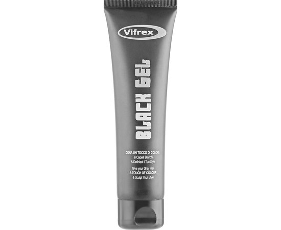 Гель для укладки и камуфлирования седых волос Personal Touch Vifrex Black Gel, 100 ml