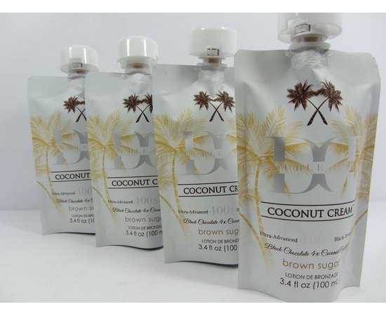 Крем для засмаги в солярії Brown Sugar Double Dark Coconut Cream 400X Black Bronzer 100 ml, фото _ab__is.image_number.default