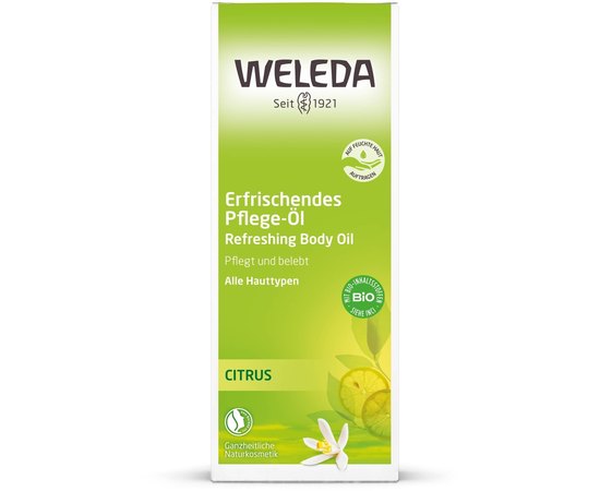 Weleda Citrus Refreshing Body Oil Цитрусові освіжаюче масло для тіла, 100 мл, фото _ab__is.image_number.default