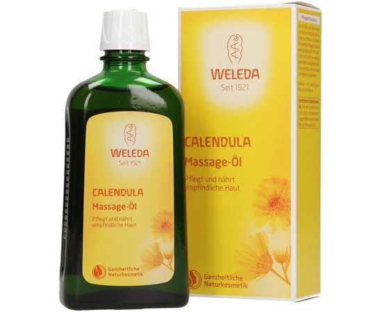 Weleda Calendula Massage-Ol Масажне масло для тіла Календула, 100 мл, фото 