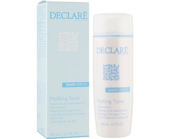 Матирующий лосьон антисептический Declare Matifying Astringent Toner, 200 ml, изображение 2