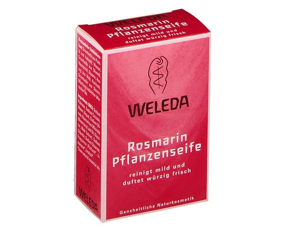 Мыло розмариновое растительное Weleda Rosmarin Pflanzenseife, 100 g, изображение 2