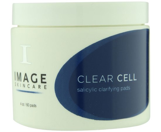 Image Skincare Clear Cell Salicylic Clarifying Pads саліцилової диски з антибактеріальною дією, 60 шт, фото 