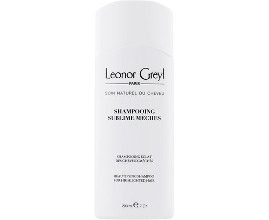 Шампунь для осветленных волос Leonor Greyl Shampooing Sublime Meches, 200 ml