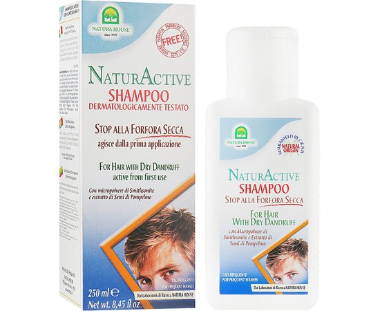 Шампунь от сухой перхоти Natura House, 250 ml, изображение 2
