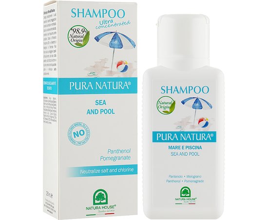 Шампунь с D-пантенолом для моря и бассейна Natura House, 250 ml, изображение 2