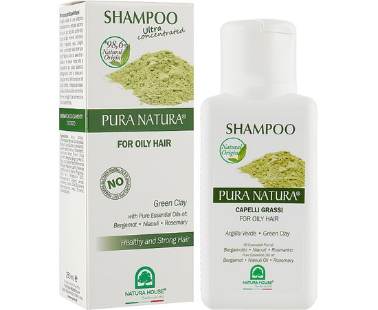Шампунь с зеленой глиной Natura House, 250 ml, изображение 2
