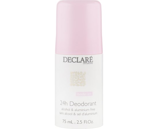 Шариковый дезодорант безаллюминиевый Declare 24h Deodorant, 75 ml