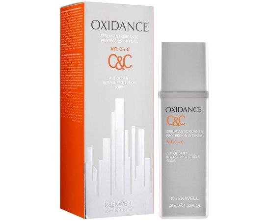 Сыворотка антиоксидантная интенсивная с витаминами C+C Keenwell Oxidance Antioxidante Serum Vit C+C, 40 ml, изображение 2 Сыворотка антиоксидантная интенсивная с витаминами C+C Keenwell Oxidance Antioxidante Serum Vit C+C, 40 ml, изображение 2