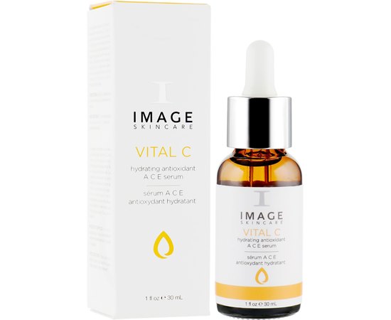 Сыворотка увлажняющая антиоксидантная с витаминами A, C и E Image Skincare Vital C Hydrating A, C&E Serum 28 ml, изображение 2