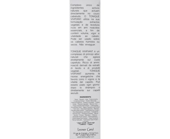Зміцнюючий тонік від випадіння волосся Leonor Greyl Tonique Vivifant, 150 ml, фото _ab__is.image_number.default
