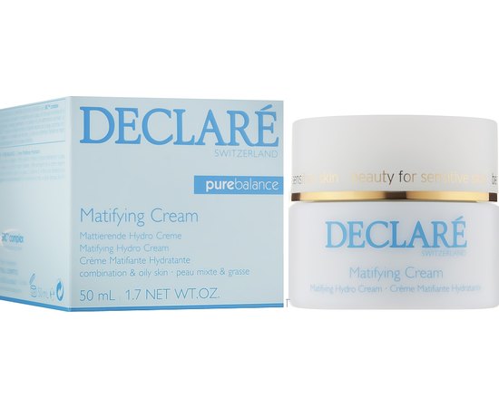 Ультра легкий крем матирующий Declare Matifying Hydro Cream, 50 ml, изображение 2