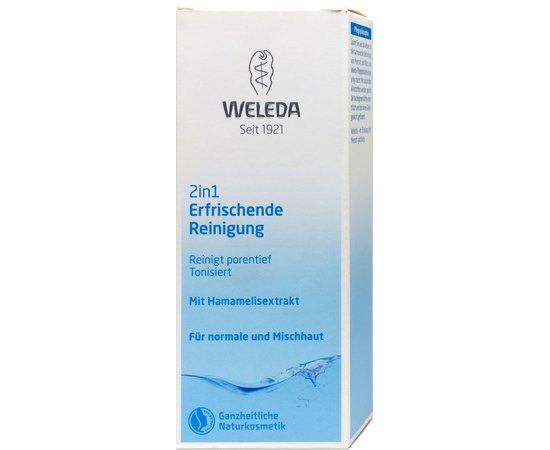 Weleda Erfrischende 2in1 Reinigung Універсальне очищає тонізуючий засіб 2 в 1, 100 мл, фото _ab__is.image_number.default