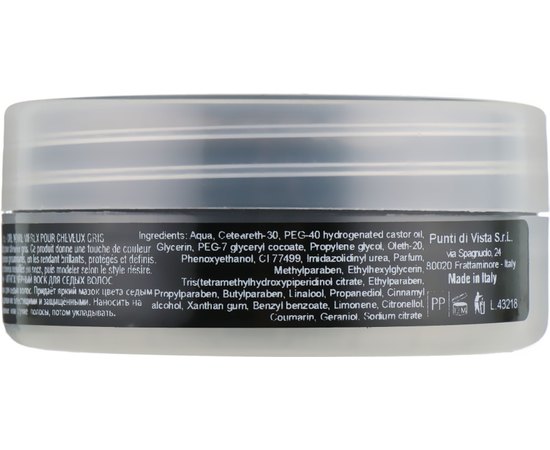 Воск для укладки и камуфлированния седых волос Personal Touch Vifrex Black Wax, 100 ml, изображение 2