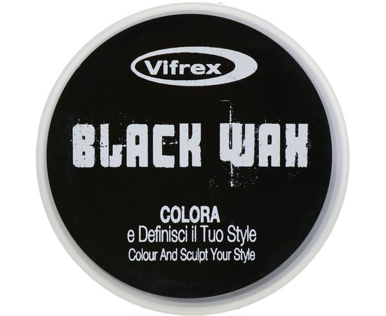 Воск для укладки и камуфлированния седых волос Personal Touch Vifrex Black Wax, 100 ml