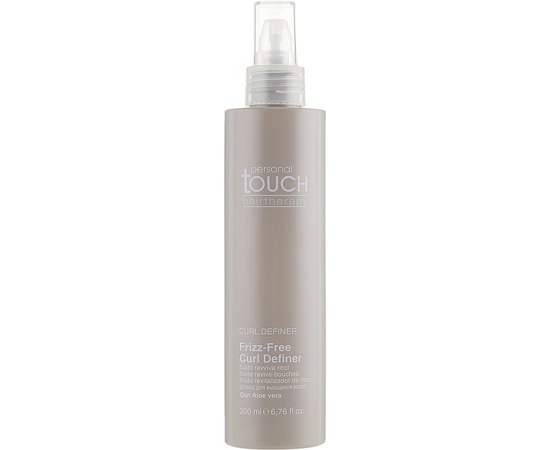 Восстанавливающий флюид для вьющихся волос Personal Touch Frizz-Free Curl Definer, 200 ml
