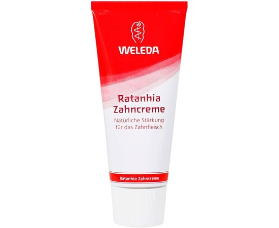 Зубная паста Ратания Weleda Rathania-Zahncreme, 75 ml, изображение 2 Зубная паста Ратания Weleda Rathania-Zahncreme, 75 ml, изображение 2
