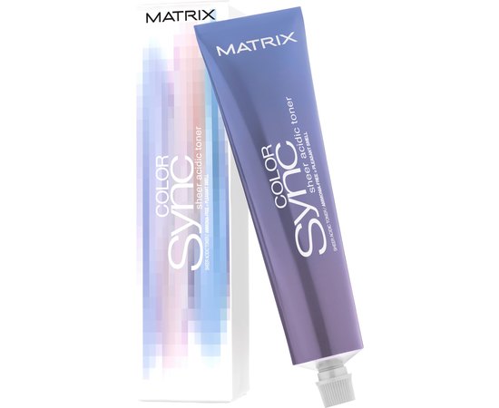 Безаміачний тонер для волосся на кислотній основі Matrix Color Sync Sheer Acidic Toner, 90 ml, фото 