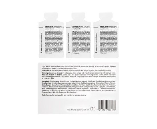Крем для обличчя Матування та захист SPF15 Christina Comodex Mattify&Protect Cream SPF15, 30х1,5 ml, фото _ab__is.image_number.default