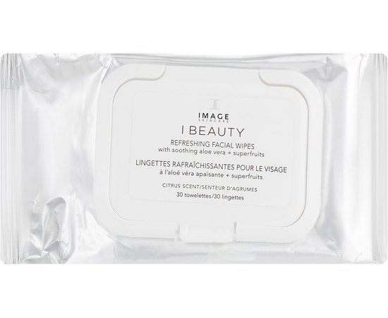 Очищающие тонизирующие салфетки Image Skincare I Beauty Refreshing facial wipes, 30 шт