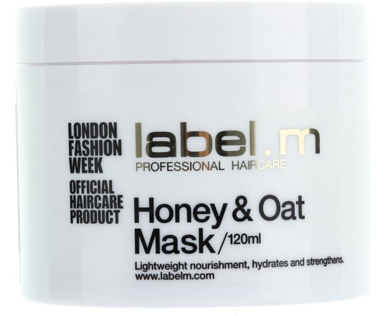 Label.m Nourishing Mask Honey and Oats Поживна маска Мед і Овес для сухих і зневоднених волосся, фото 