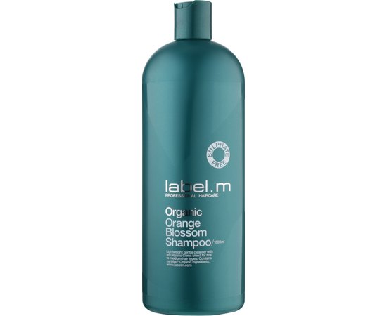 Шампунь для волос с цветком Апельсина Label.m Cleanse Organic Orange Blossom Shampoo, изображение 2