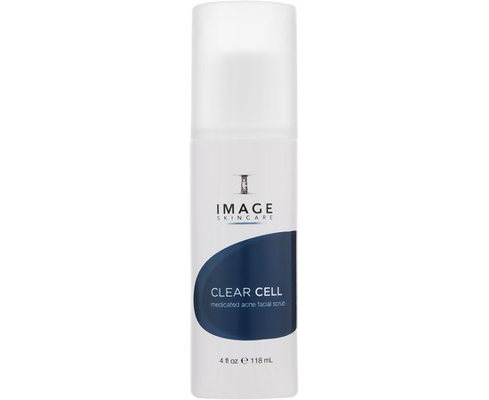 Image Skincare Clear Cell Medicated Acne Facial Scrub Активний очищающий скраб анти-акне, 118 мл, фото 