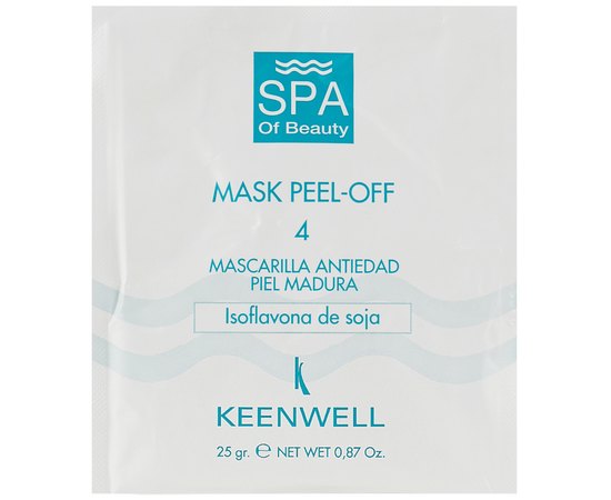 Keenwell SPA of Beauty Mask Peel-Off 4 Омолоджуюча альгінатна СПА-маска №4, 25 г, фото 