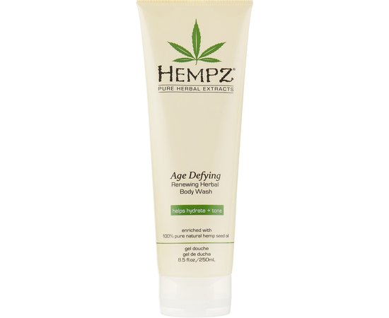 Антивозрастной увлажняющий гель для душа Hempz Age Defying Renewing Herbal Body Wash, 250 ml