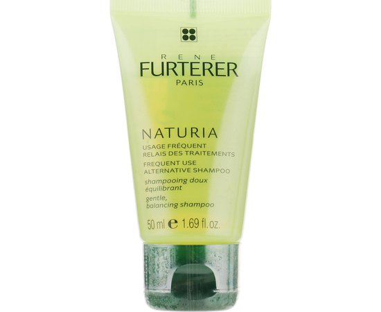 Деликатный шампунь для ежедневного использования Rene Furterer Naturia Gentle Balancing Shampoo, 50 ml