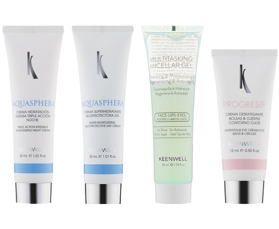 Дорожный набор Красота в движении из 4 средств Keenwell Aquasphera Beauty in Motion, изображение 3