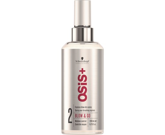 Экспресс-спрей для выравнивания Schwarzkopf Professional Osis Style Blow & Go Smooth, 200 ml, изображение 2