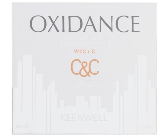 Ночной крем антиоксидантный мультизащитный с витаминами Keenwell Oxidance Antioxidante Multidefense Night Cream VIT. C+C+, 50 ml, изображение 2