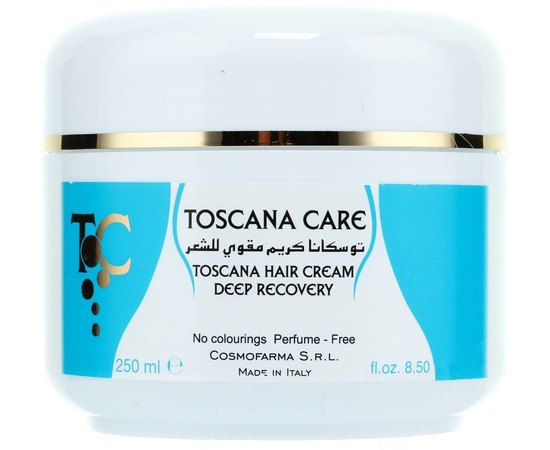 Cosmofarma S.R.L (Toscana Care) - Поживна крем-маска для волосся, 250 мл, фото 