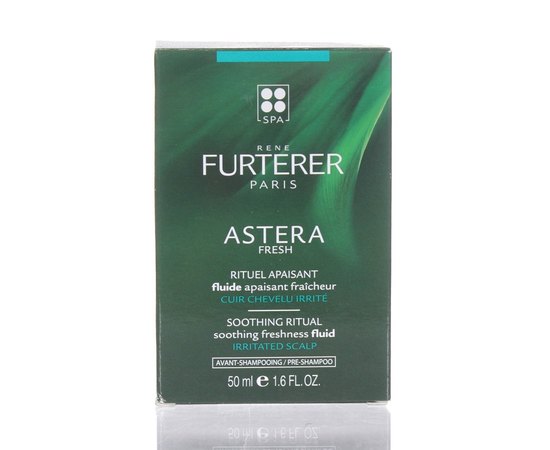 Успокаивающий флюид для кожи головы Астера Rene Furterer Astera Fresh Fluid, 50 ml, изображение 2 Успокаивающий флюид для кожи головы Астера Rene Furterer Astera Fresh Fluid, 50 ml, изображение 2