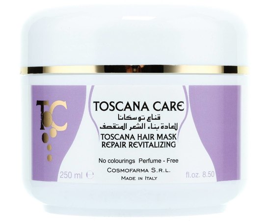 Восстанавливающая маска для волос Cosmofarma S.R.L Toscana Care, 250 ml