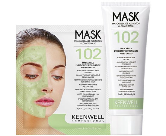 Альгинатная маска очищающая для жирной кожи №102 Keenwell Alginate Mask , изображение 3