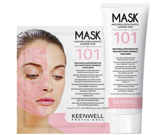 Keenwell Alginate Mask №101 Розслаблююча, заспокійлива альгінатна маска для чутливої шкіри, фото _ab__is.image_number.default