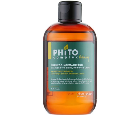 Dott. Solari Phitocomplex Balancing Shampoo Балансуючий шампунь, фото 