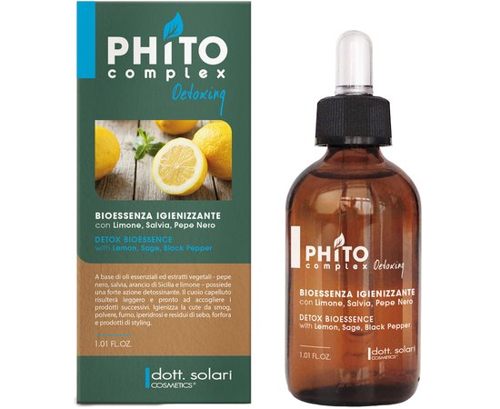 Dott. Solari Phitocomplex Detox Remedy Детокс-комплекс для волосся, 150 мл, фото 