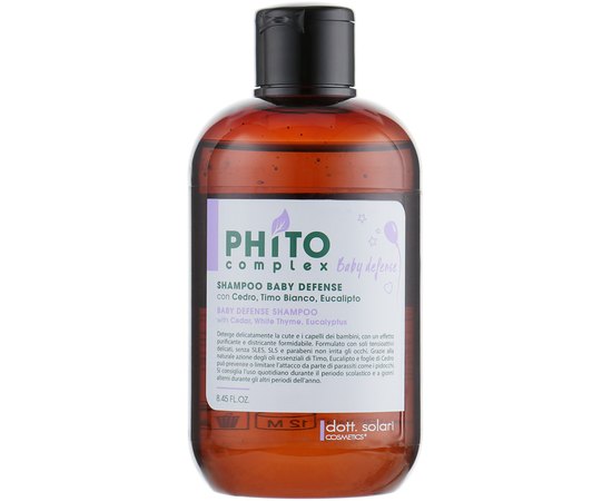 Dott. Solari Phito Complex Baby Defense Shampoo Дитячий шампунь, 250 мл, фото 