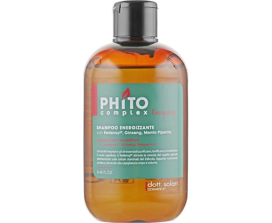 Dott. Solari Phitocomplex Energizing Shampoo Енергетичний шампунь, фото 