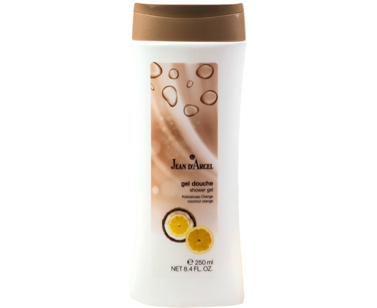 Jean d'Arcel Shower gel Coconut + Orange Гель для душа Кокос і апельсин, 250 мл, фото 
