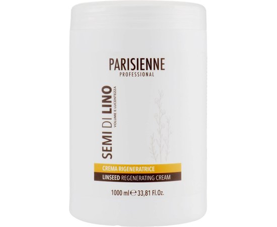 Крем-маска для волос с экстрактом семян льна Parisienne Italia Semi Di Lino Professional Linseed Regenerating Cream, 1000 ml