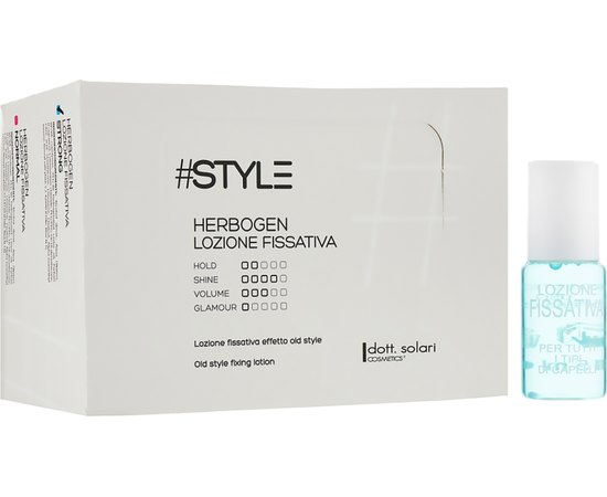 Dott. Solari Style Herbogen Lozione Fissativa Strong Лосьйон для укладання сильної фіксації, 24 * 15 мл, фото _ab__is.image_number.default