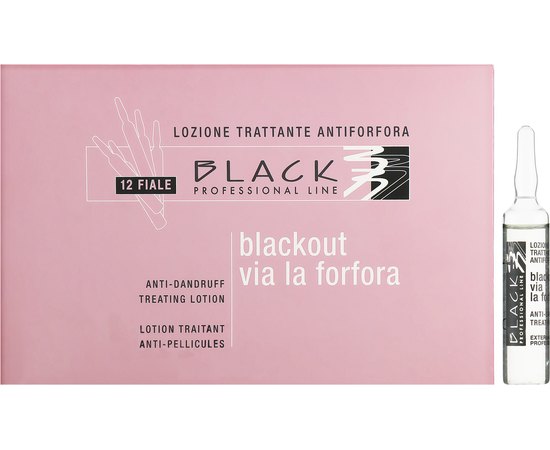 Лосьон против перхоти в ампулах Black Professional Line Anti-Dandruff Hair Lotion, 12x10 ml