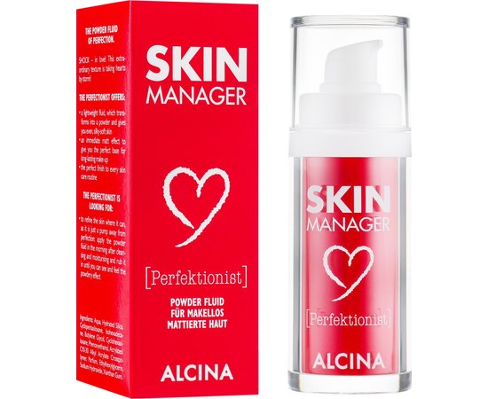 Матирующий флюид-пудра Alcina Skin Manager Perfektionist, 30 ml, изображение 2