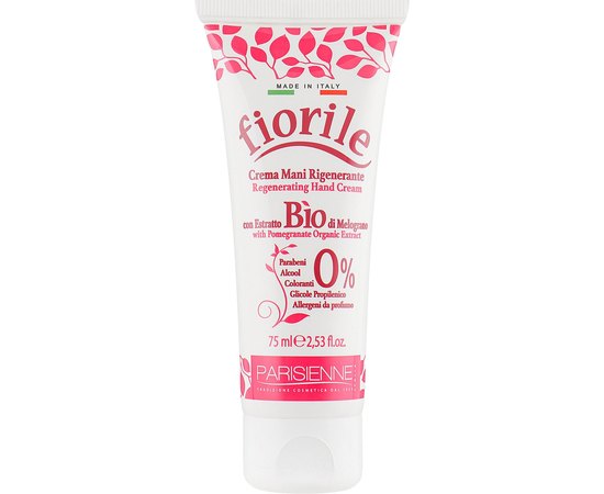 Parisienne Italia Fiorile Bio Hand Cream Органічний крем для рук, 75 мл, фото 