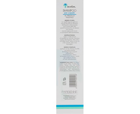 Parisienne Italia Evelon Shampoo Шампунь з екстрактом кабачка, 400 мл, фото _ab__is.image_number.default