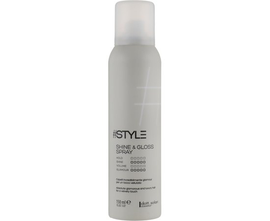 Спрей-блеск для волос Dott. Solari Style Shine And Gloss Spray, 150 ml